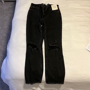 Abercrombie & Fitch The Ankle Straight Ultra High Rise Jeans